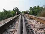 CN Track looking South at bridge over Wisconsin Central Track